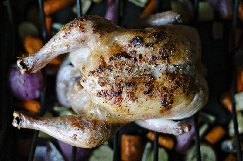 savory sunday // roasted chicken