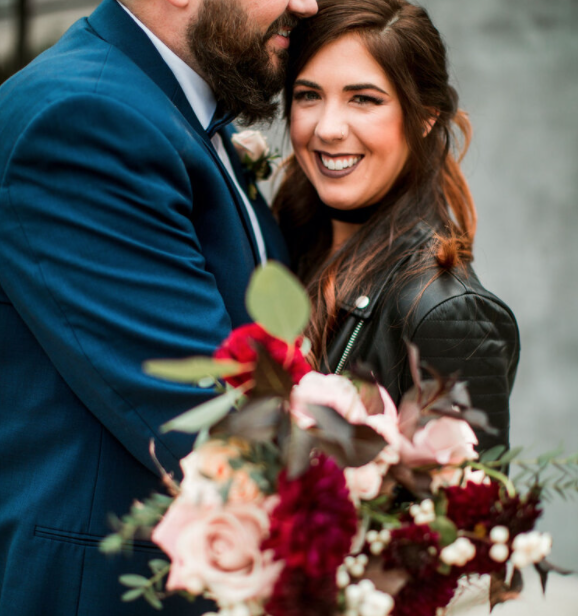 Katie + Ryan's Modern Moody Nuptials at Clementine