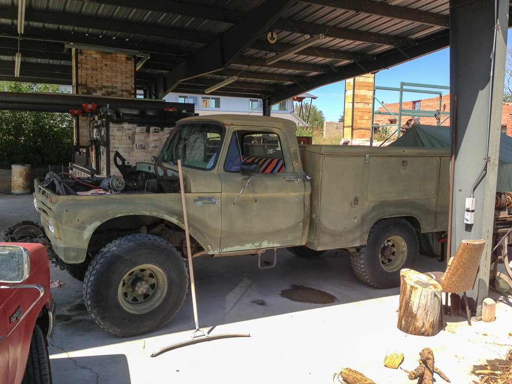 Unfortunately, Jeremy spent most of his summer trying to get this truck fixed. When he left the Bray, it was still sitting there.