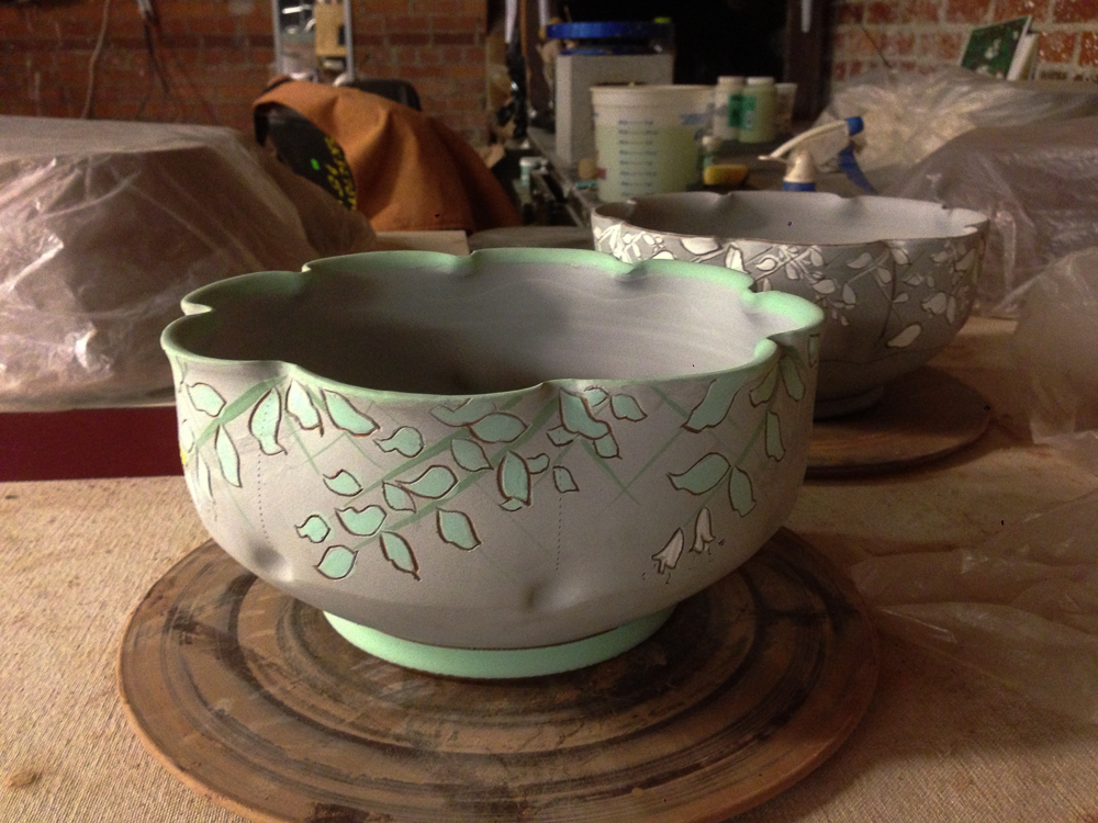 Sometimes the making is a bit more delicate. This is one of Ben Carter's in process. You might know him from his podcast, "Tales of a Red Clay Rambler."
