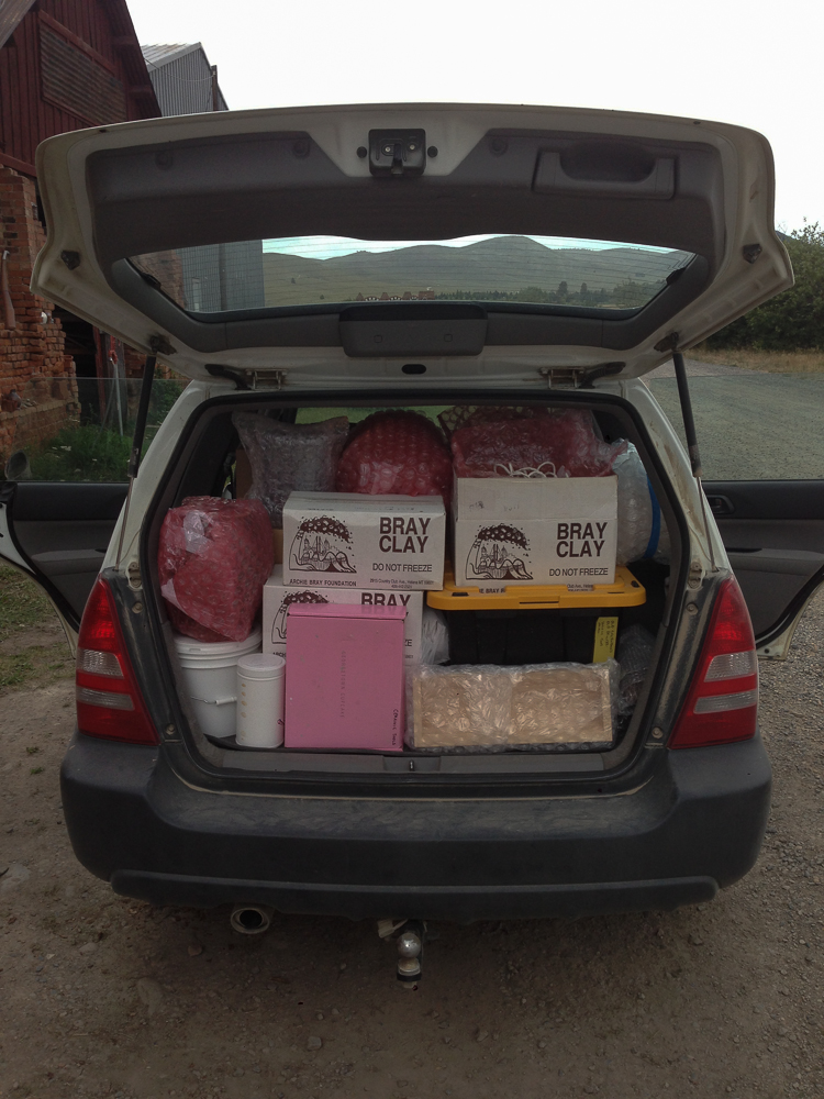 Packing up and heading home.
