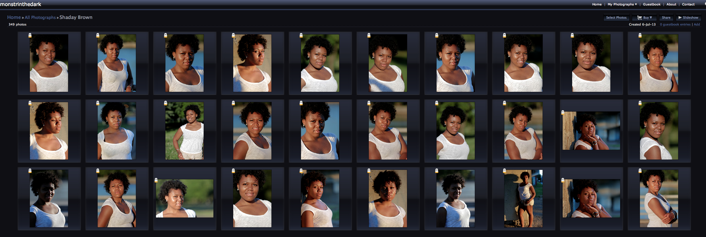 Zenfolio gallery.