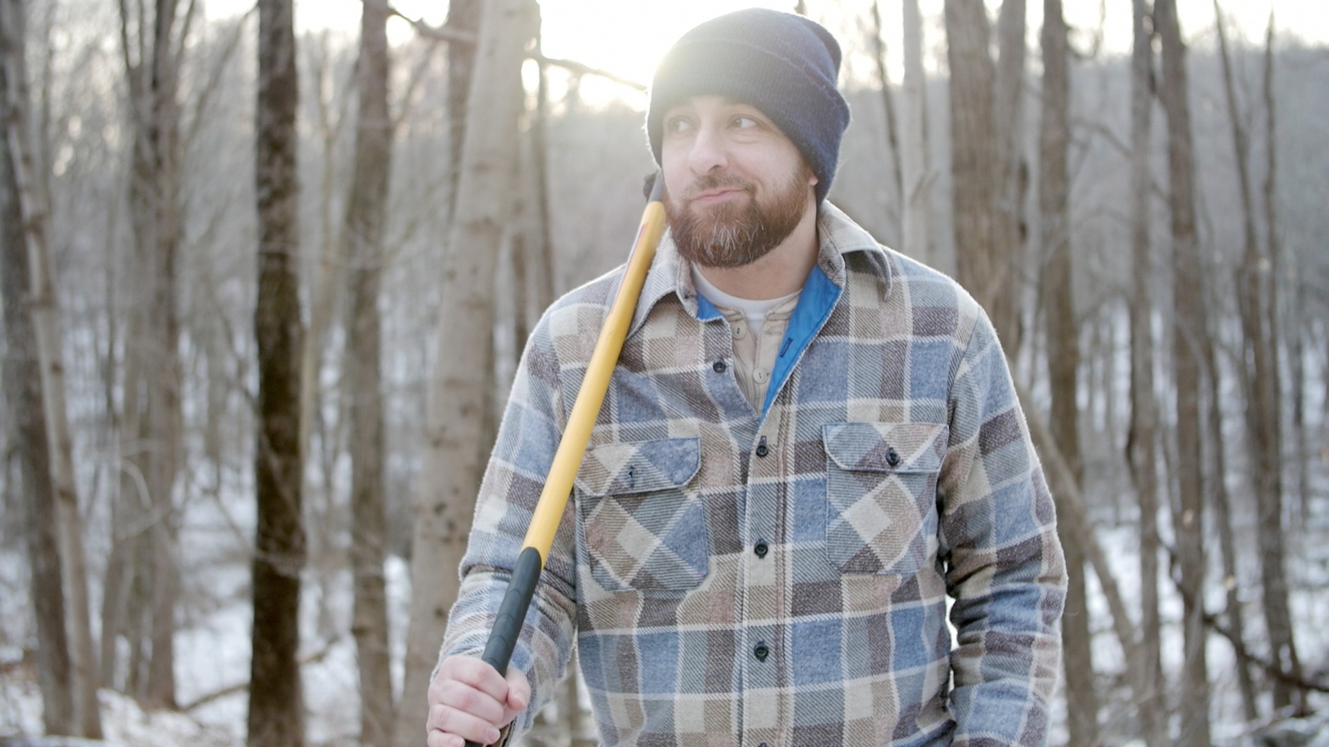 That is one sweet winter beard.