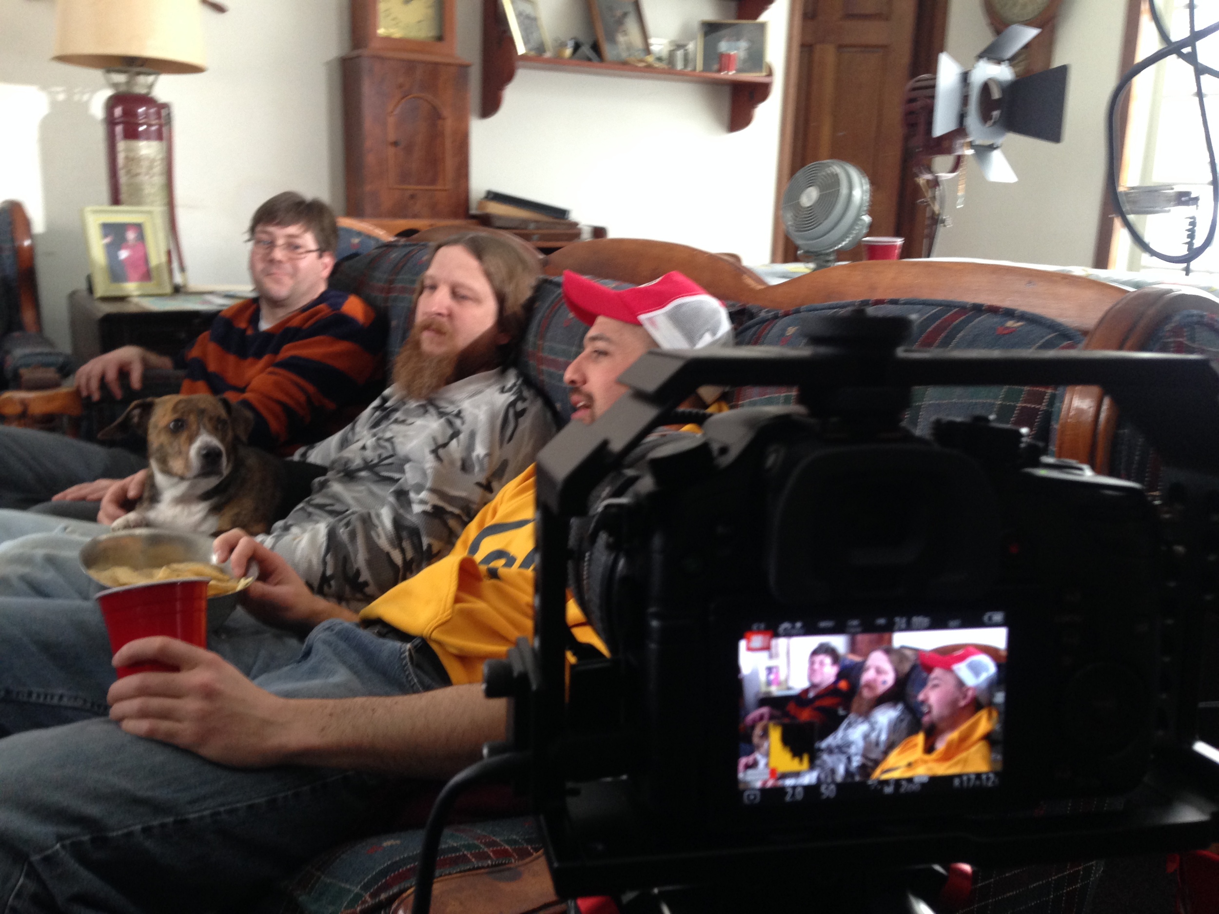 A BTS shot from "Happy Dog" - our second collaborative film.