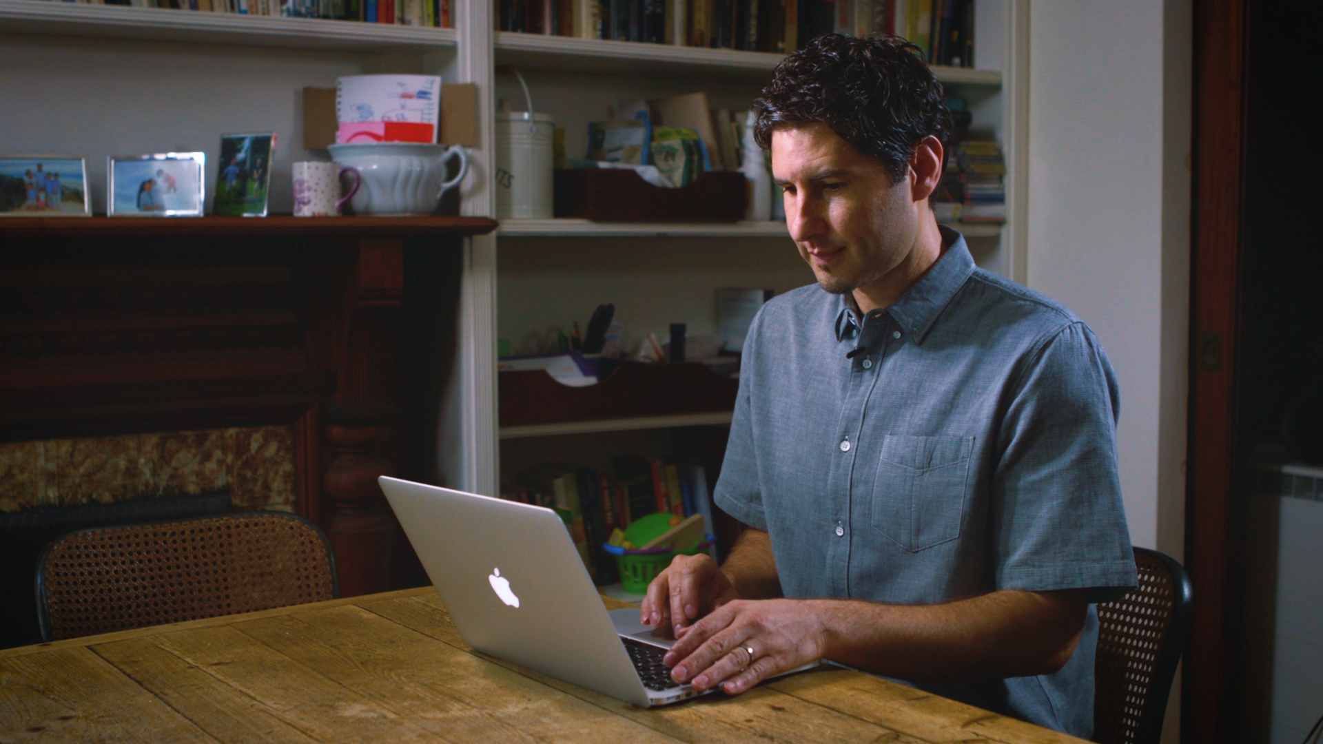 Author Matt de la Pena in a shoot for Dolly Parton's Imagination Library.