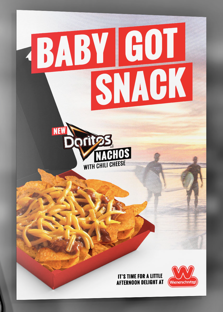  The headline and the tagline are both pretty great, but they  pale in comparison to my “Hotdog mascot dancing to ‘Baby Got Back’ while people admiringly say ‘Oh my god, Becky. Look at those buns’” idea.   