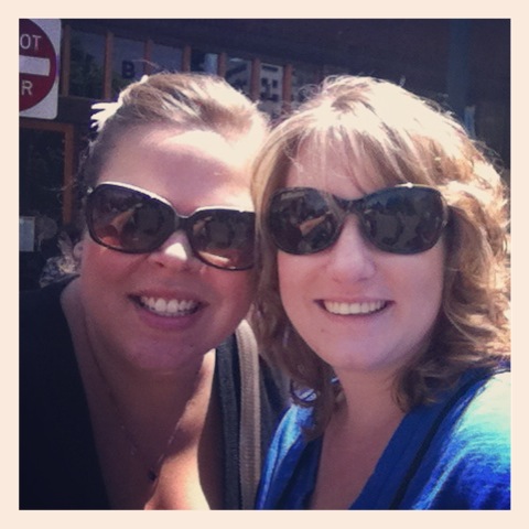 Me and Leah at the Saturday Market. Leah is my longest friend since 3rd grade.