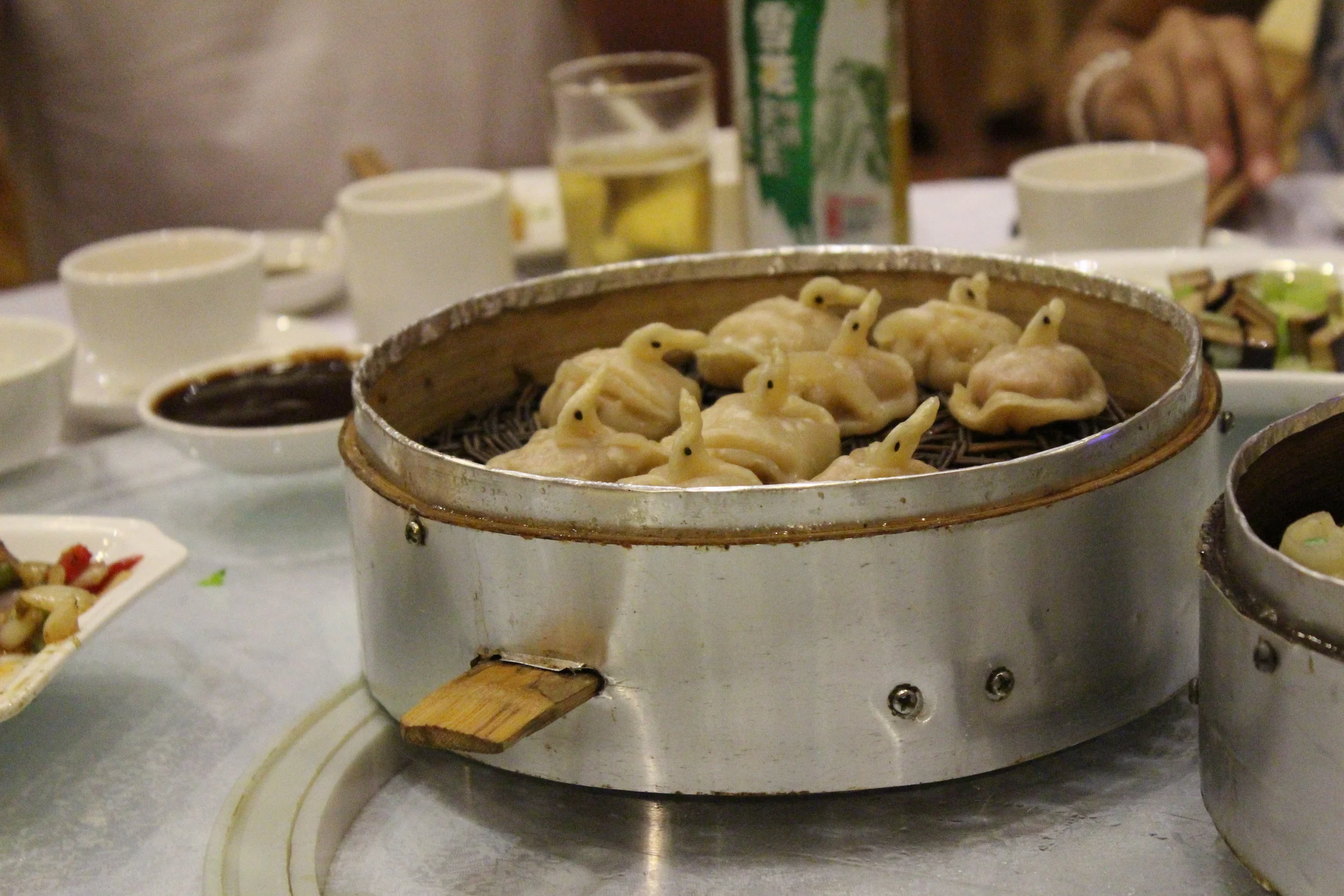 Duck dumplings. I love myself a dumpling. 
