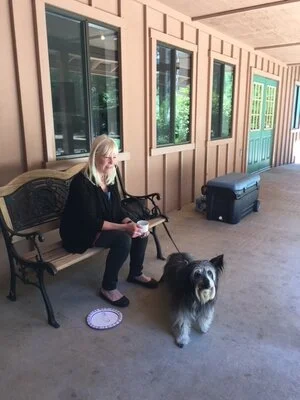  Terrie and Abby, two regular attenders of church services 