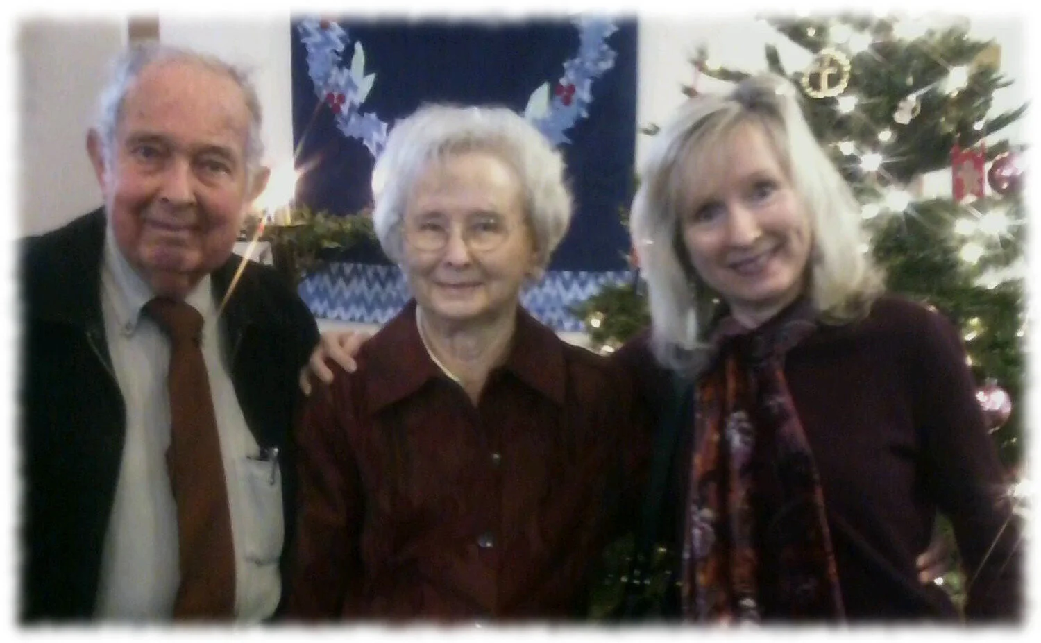 A church family enjoying the Christmas service