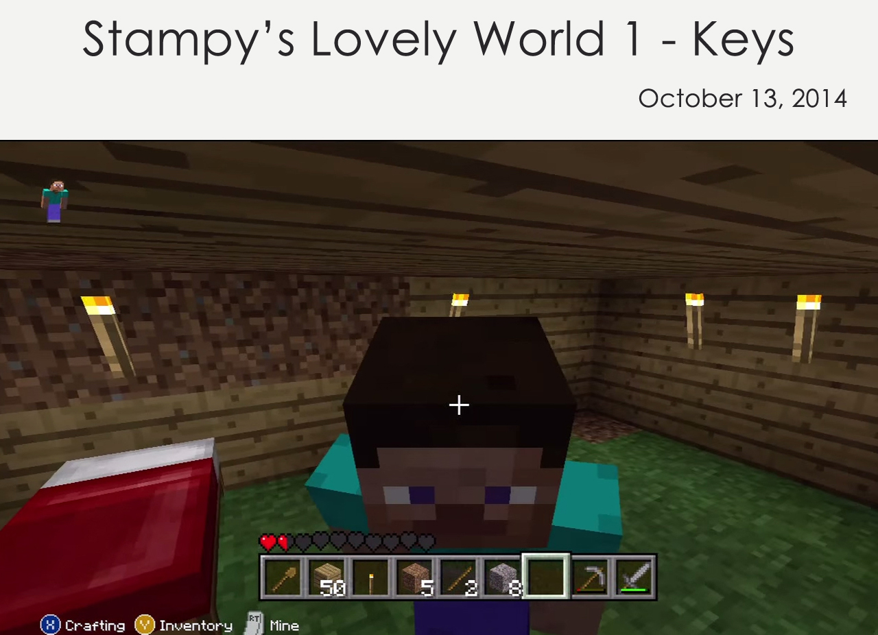Stampy's Lovely World 1 - Solo Piano