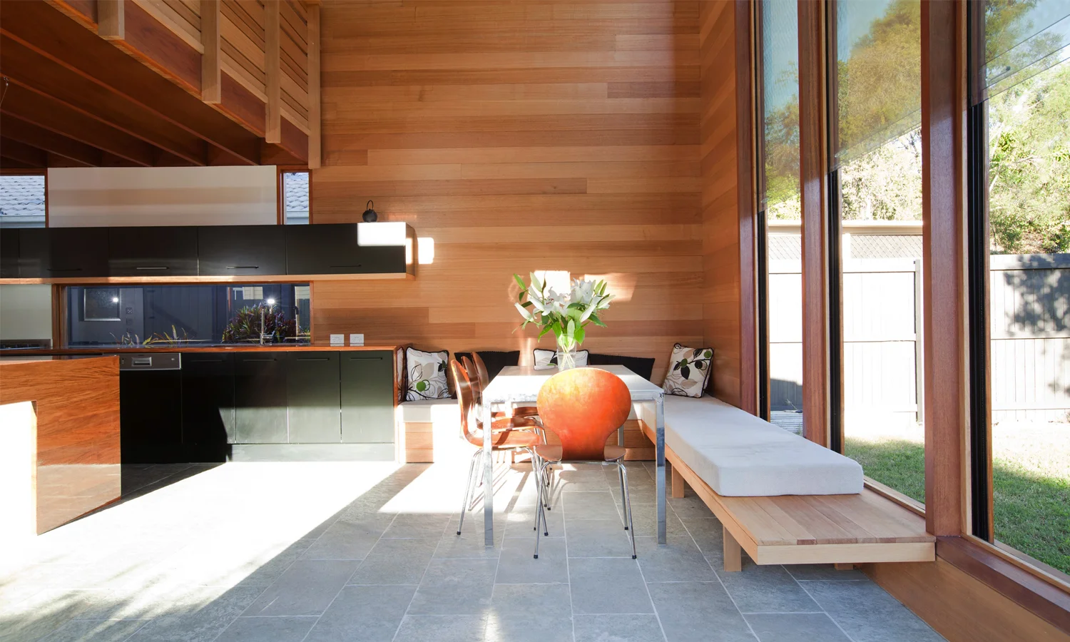  The interior architecture is simple, clean and contemporary and reflects modern living and design in Brisbane.  