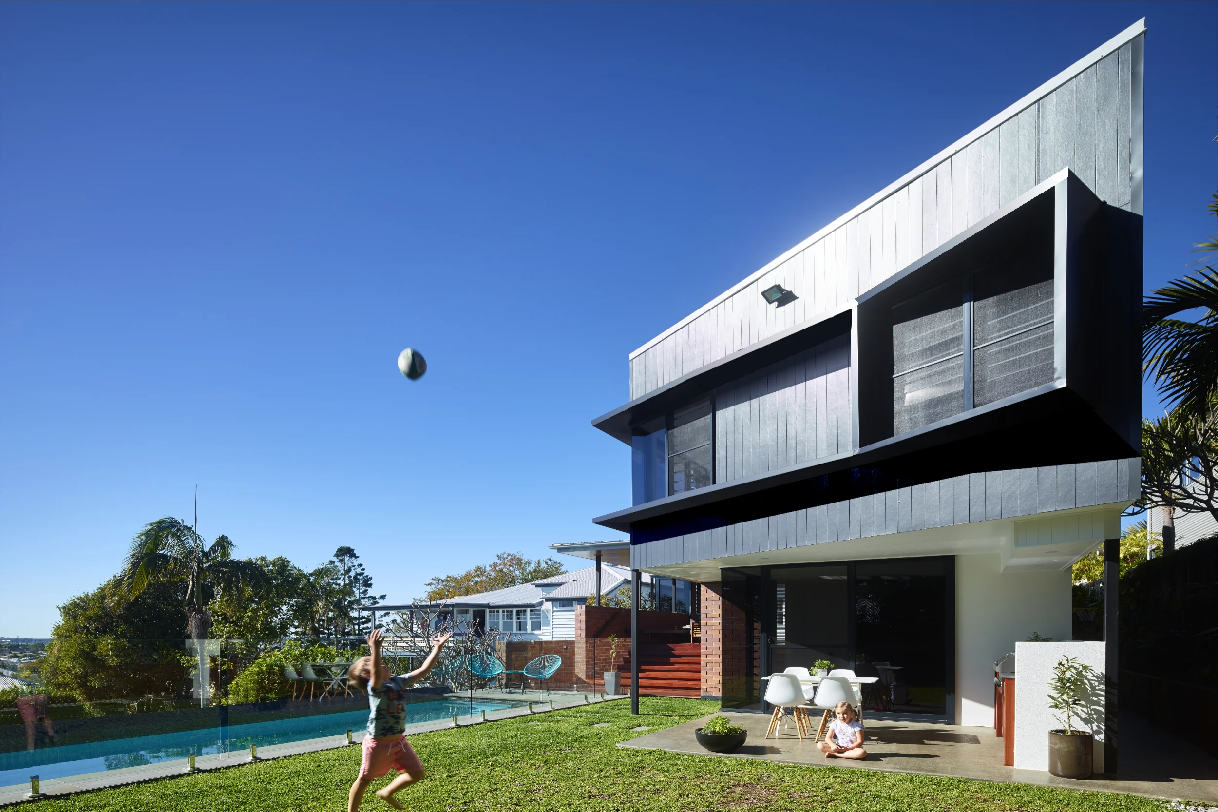  Architectural designed renovation of a traditional queenslander for a growing family in Grange, Brisbane.  