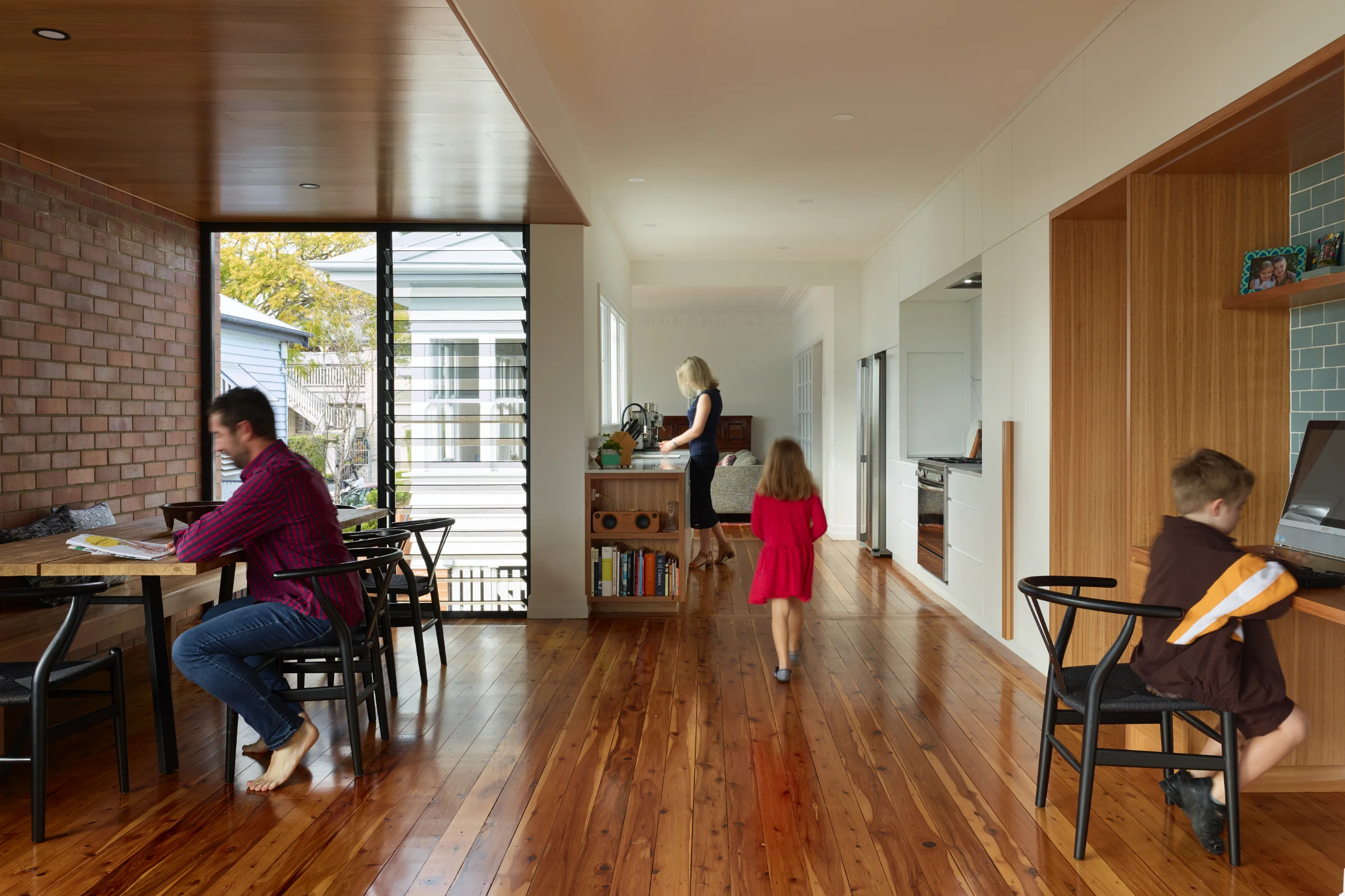  Architectural designed renovation of a traditional queenslander for a growing family in Grange, Brisbane. 