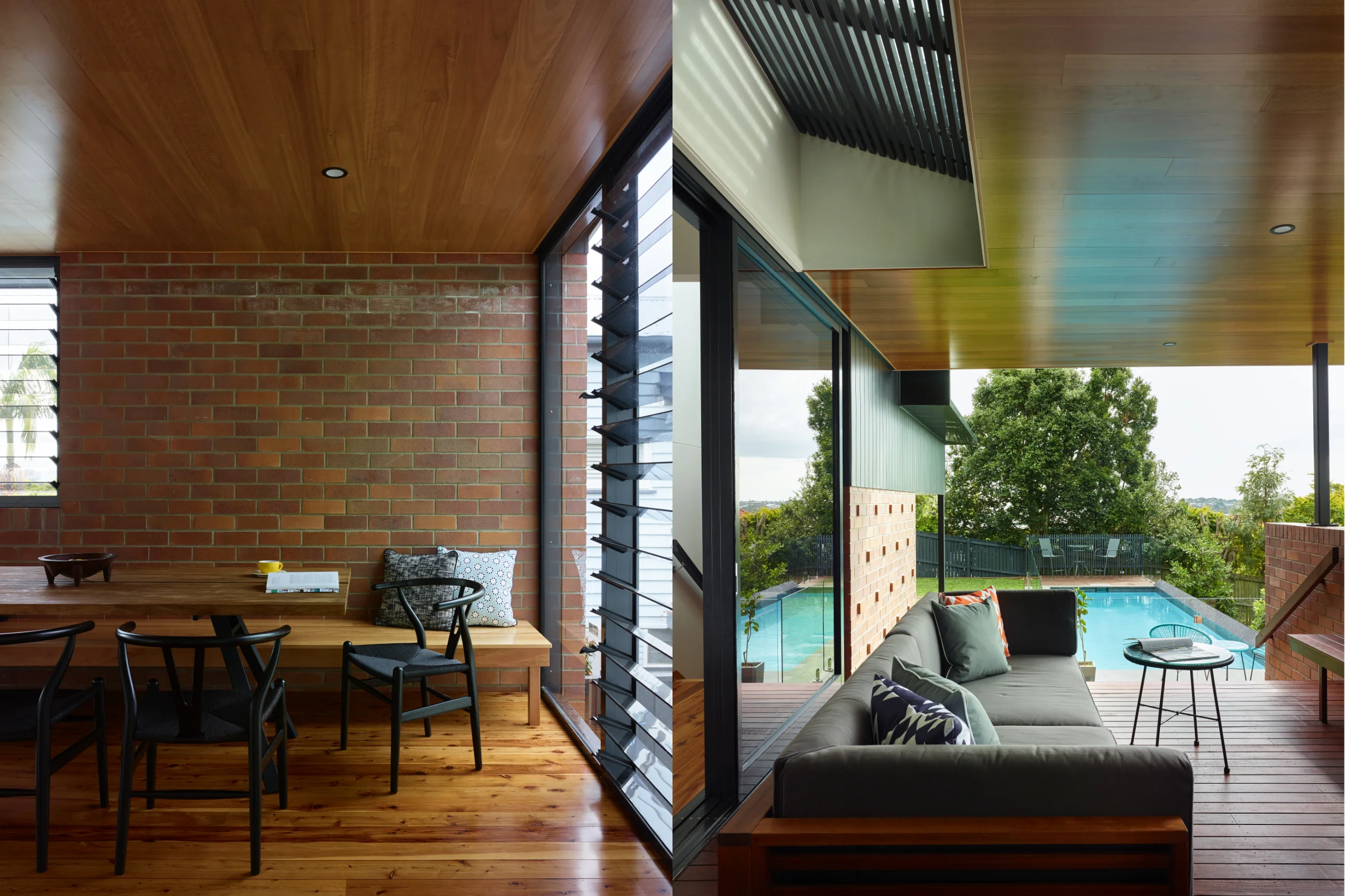 Residential architecture - open plan living spaces that blend into the landscape in Grange, Brisbane 