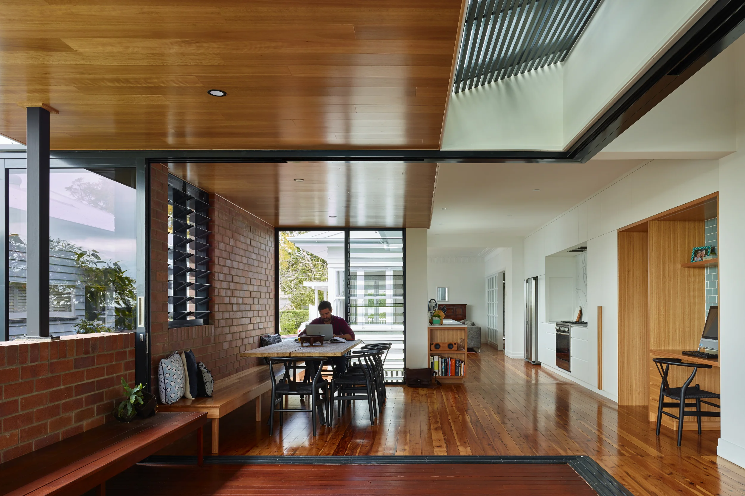  Architectural designed renovation of a traditional queenslander for a growing family in Grange, Brisbane. 