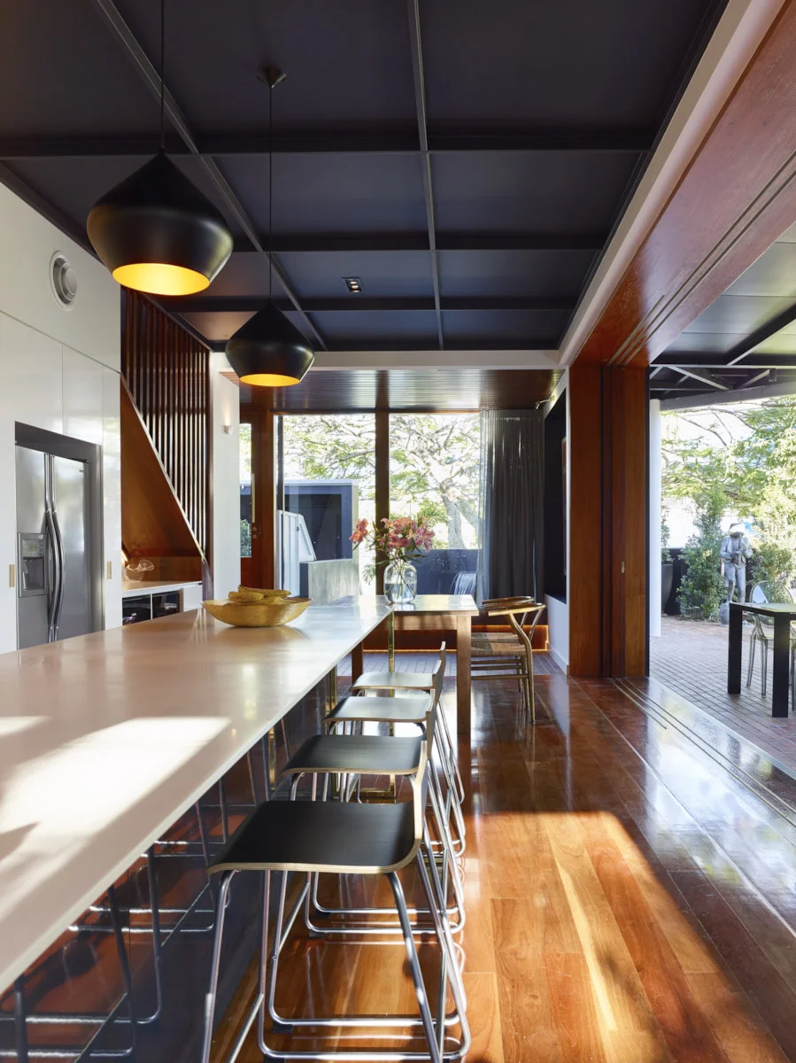  Open plan kitchen, living and dining - interior design 