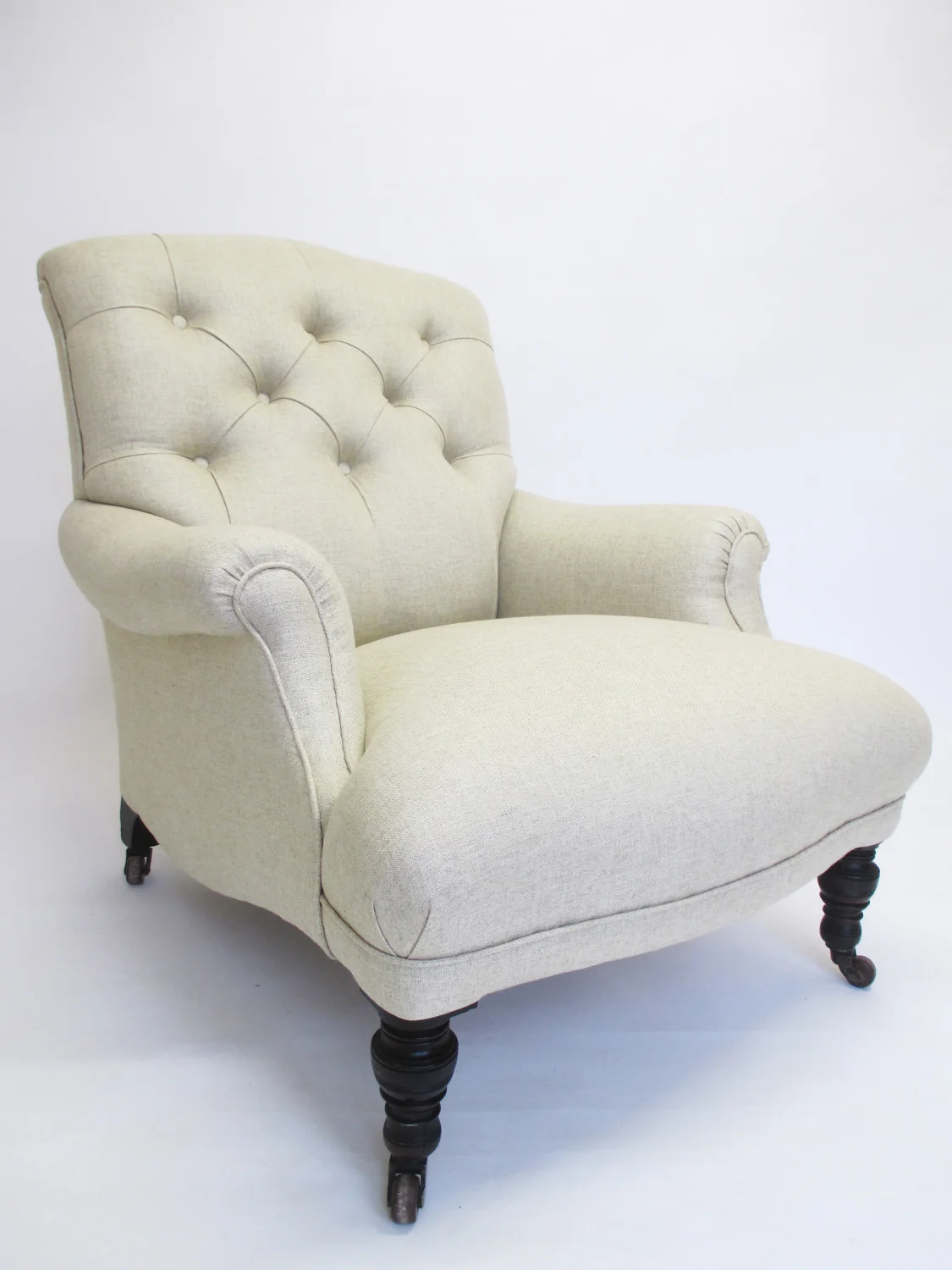 Deep Buttoned Armchair in Linen.jpg