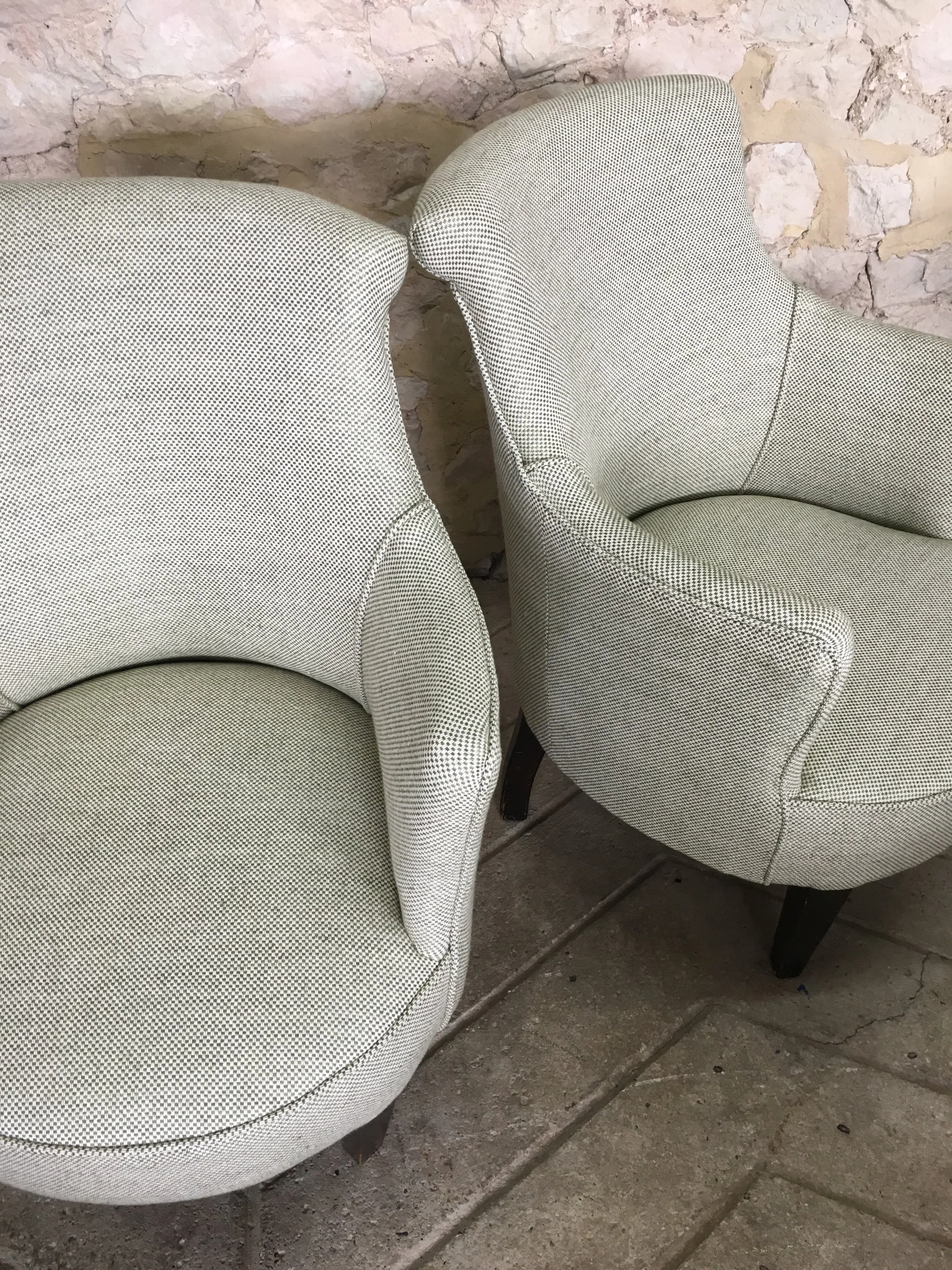 A pair or bedroom chairs in Dundee by Ian Mankin