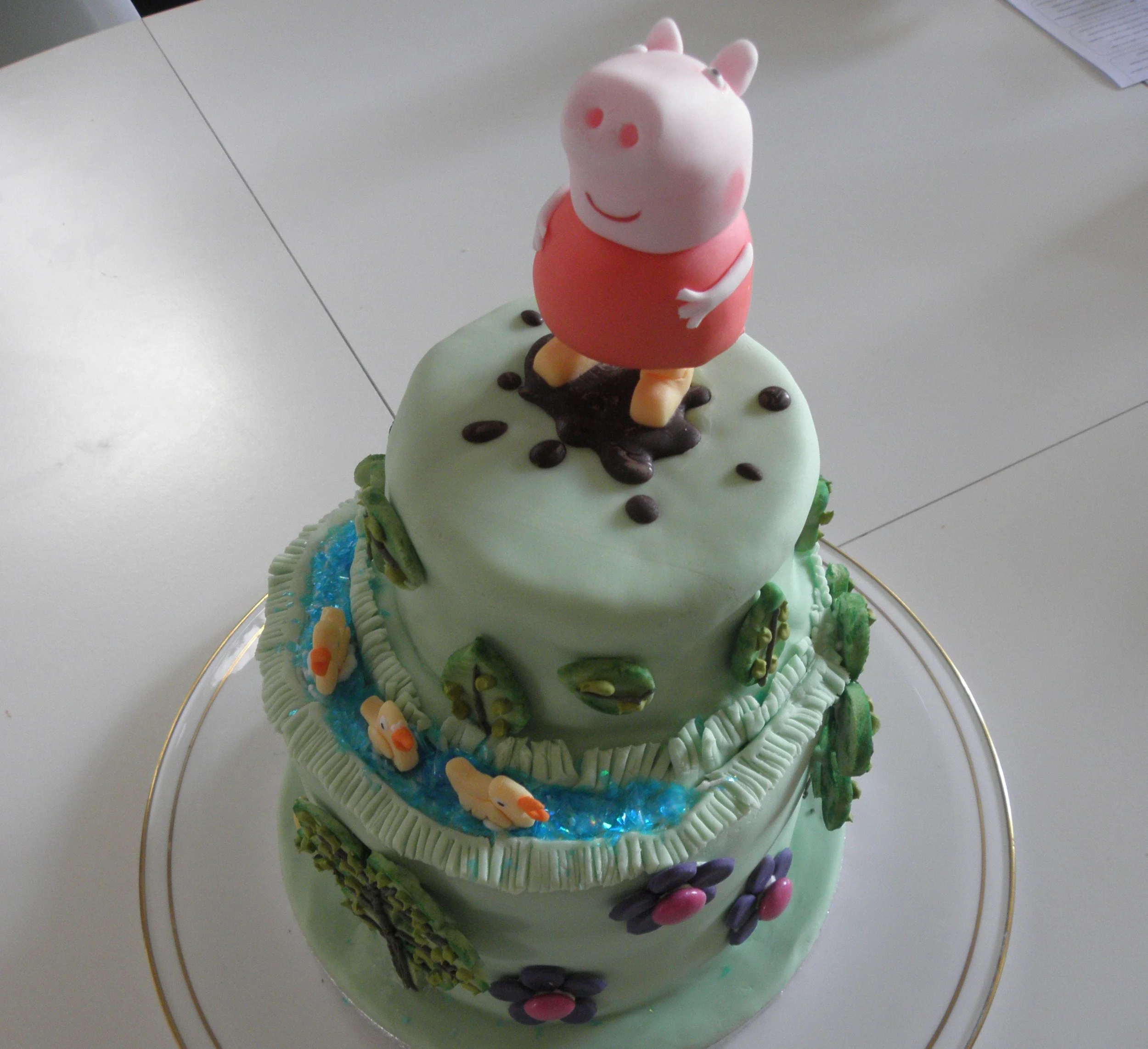 Peppa Pig birthday cake