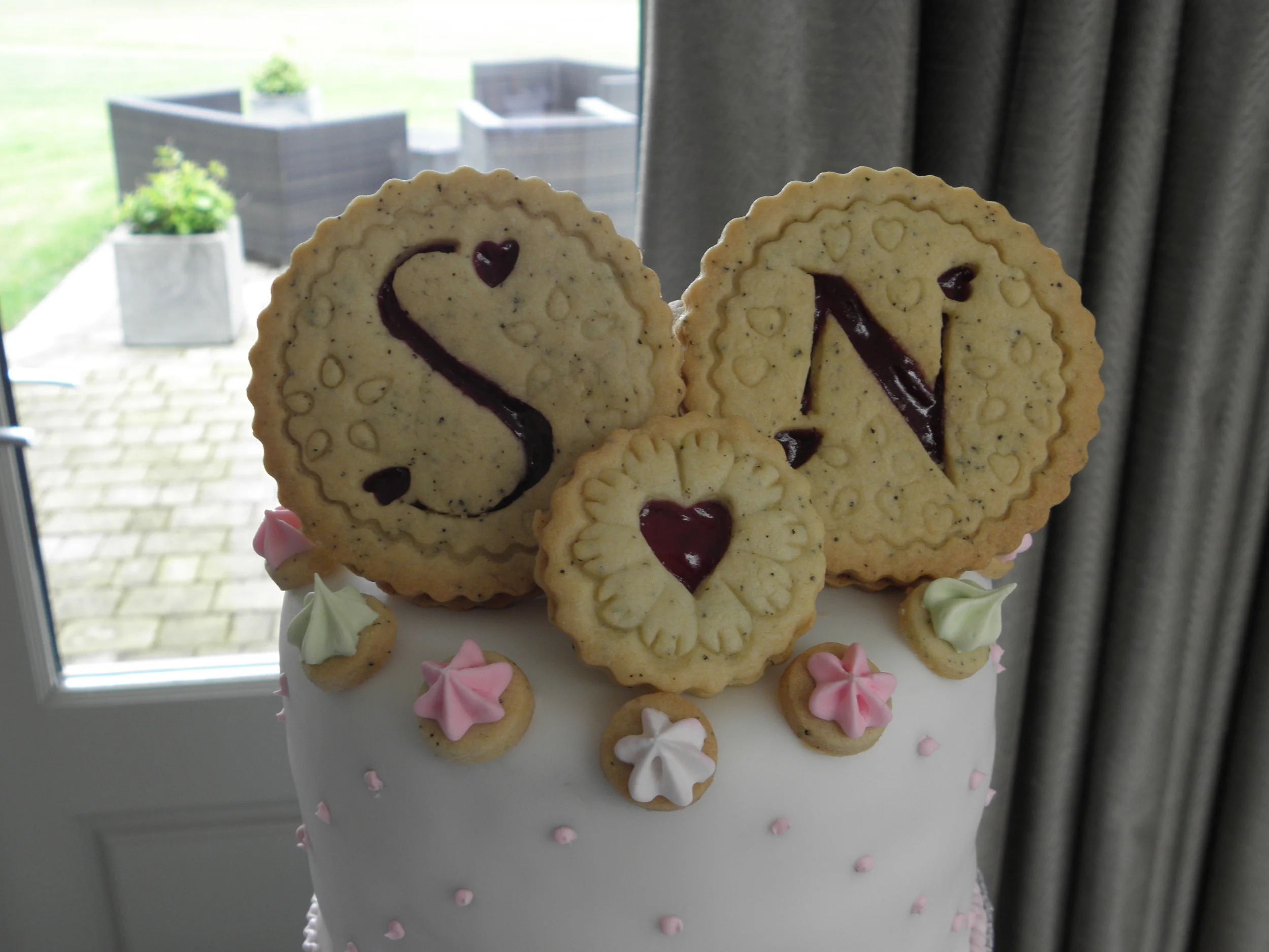 Tea and biscuits wedding cake