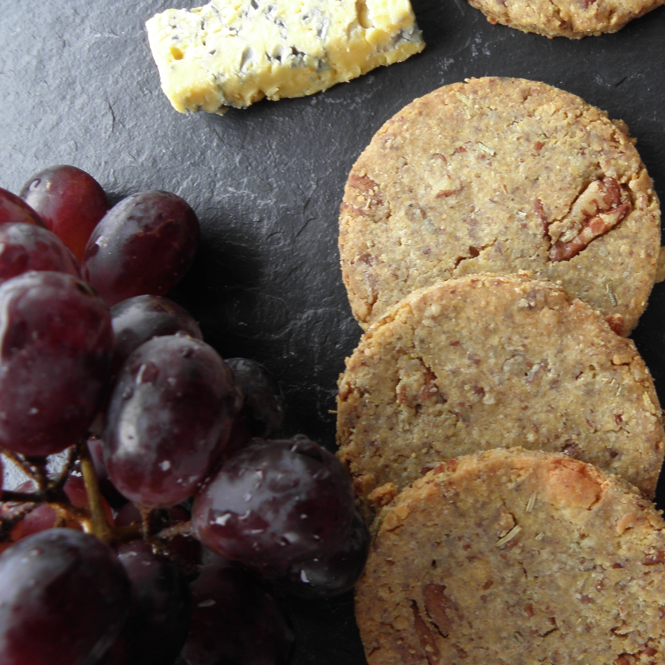 Harrogate Blue cheese and pecan biscuits