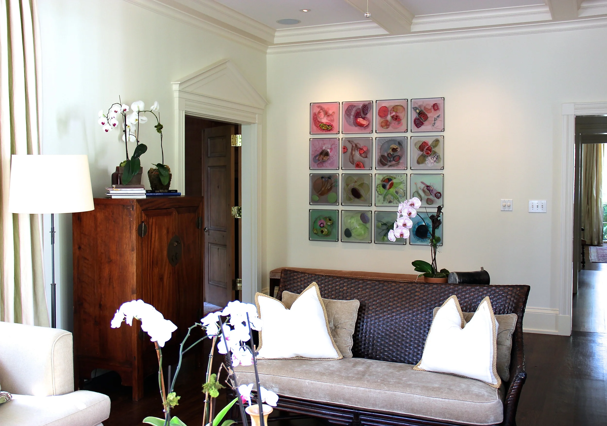 On Scarlet Wings in Verdant Fire