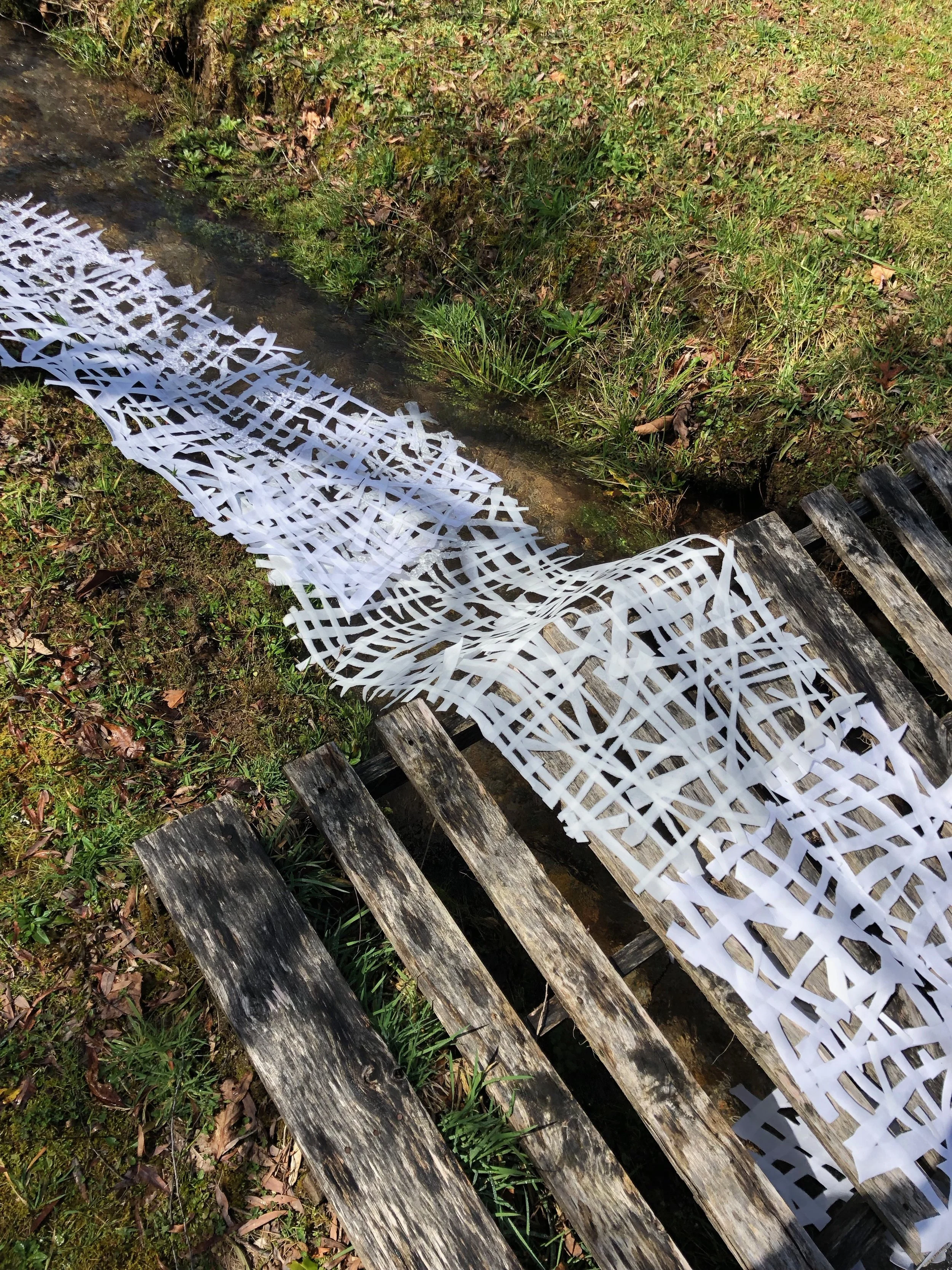 Hambidge installation during residency