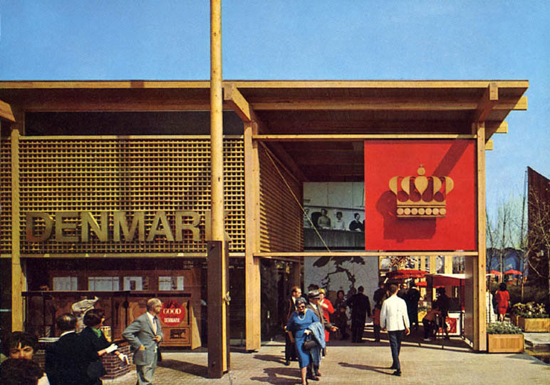The Danish pavilion at the World Fair in New York 1964-65