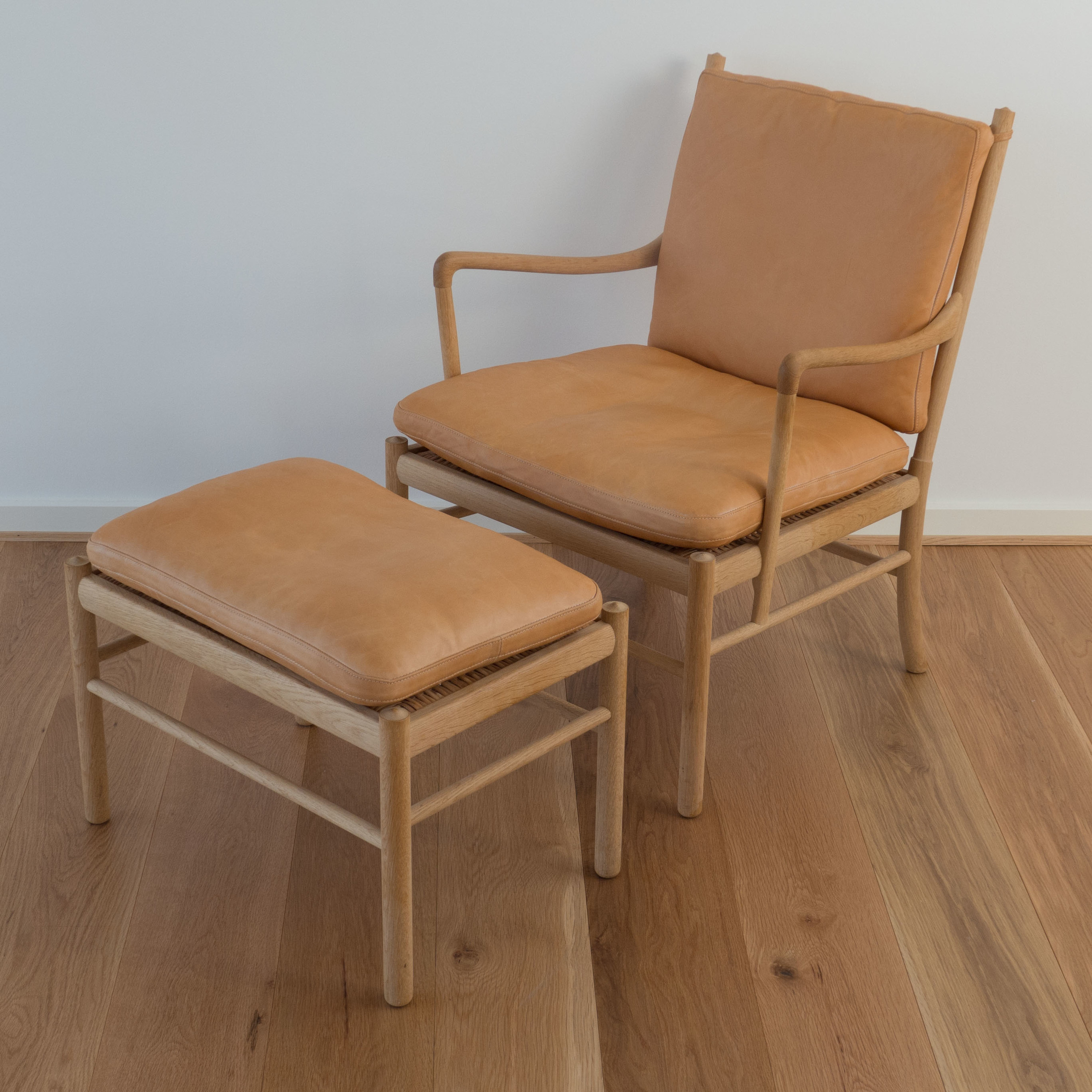 Wanscher chair and stool.jpg