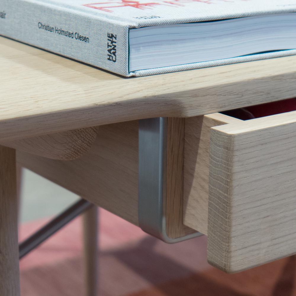 Detail of drawer, Architect's Desk, Hans Wegner 1953