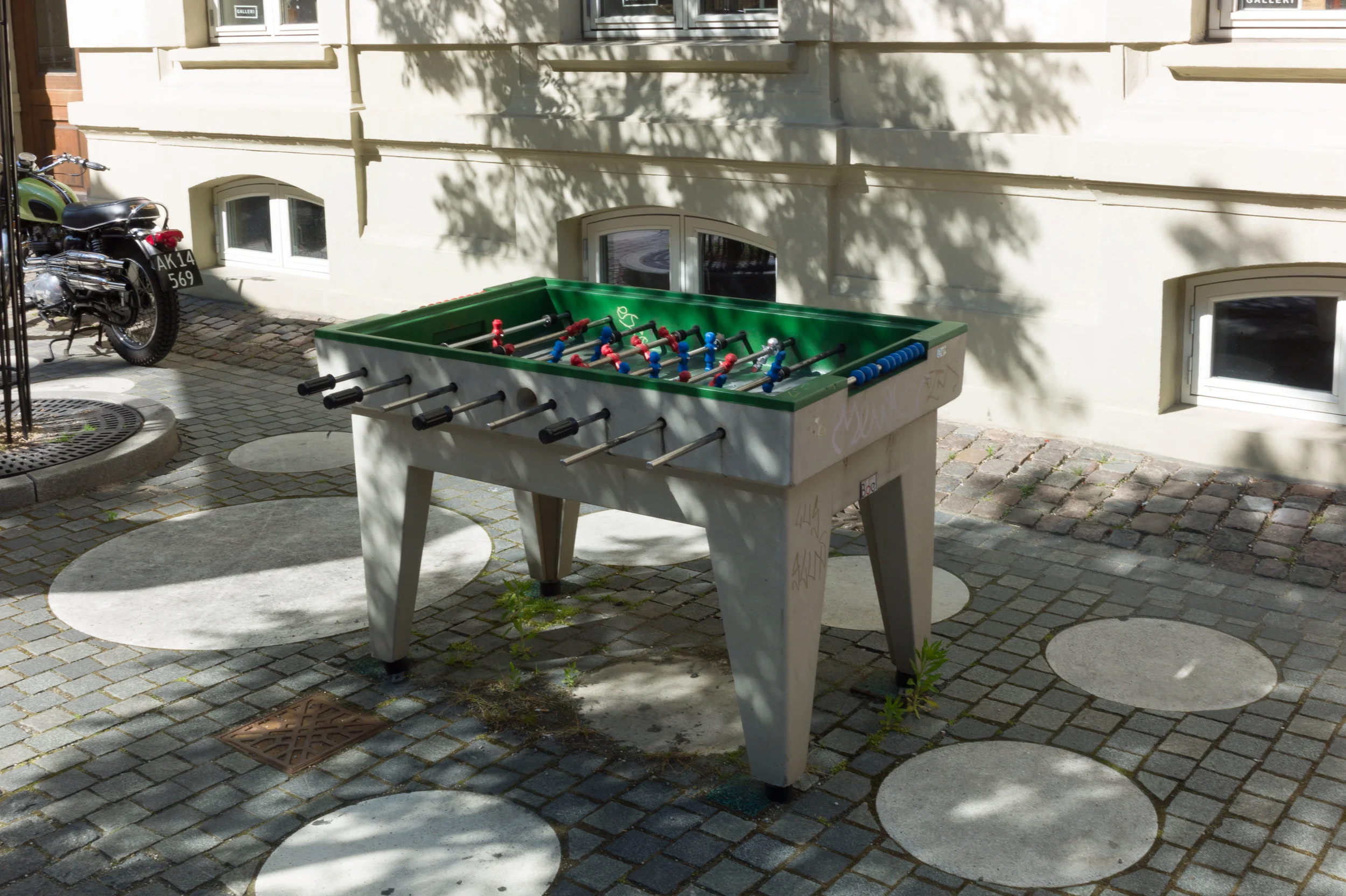 Table football on Vester Voldgade