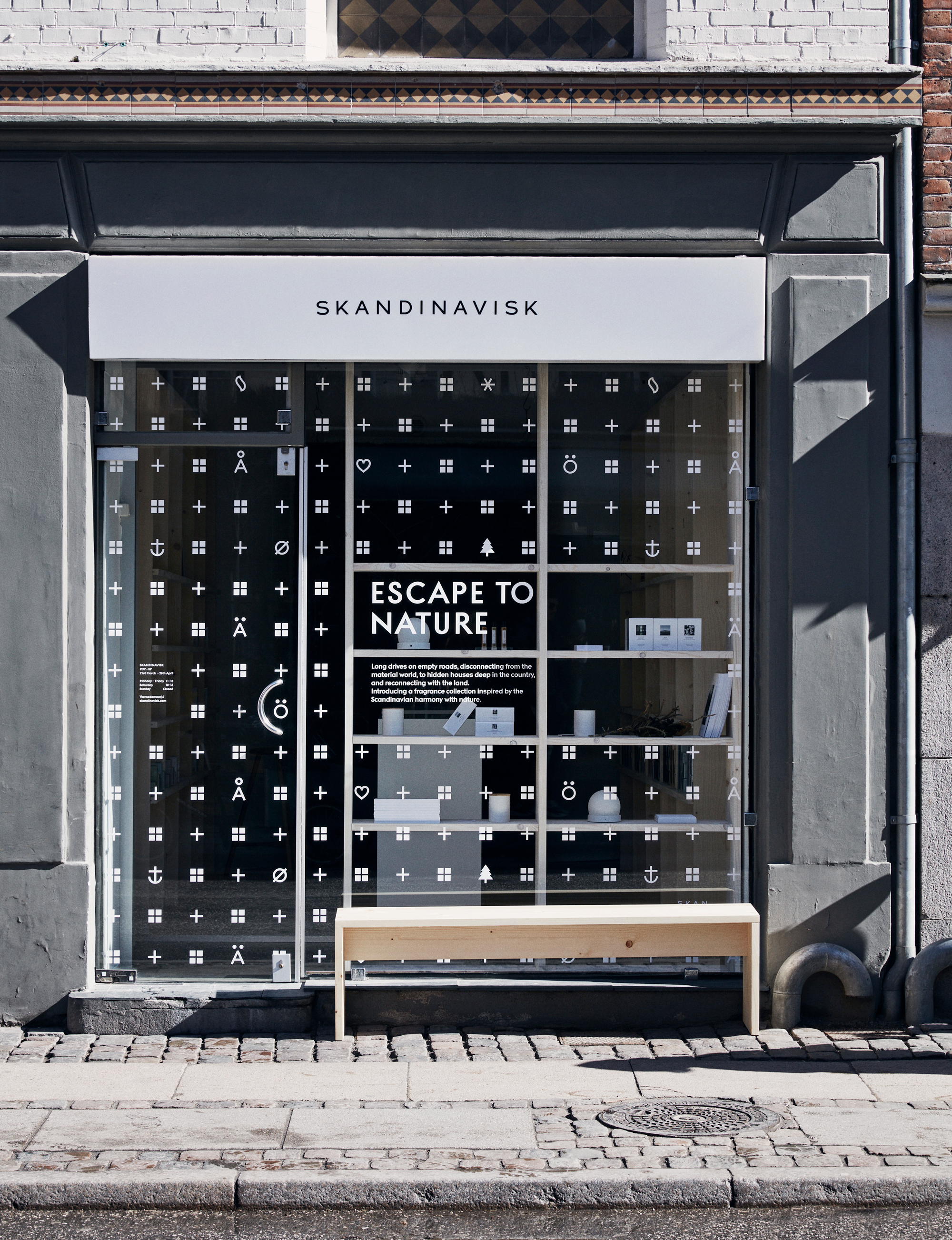 Skandinavisk - pop up shop — architecture design