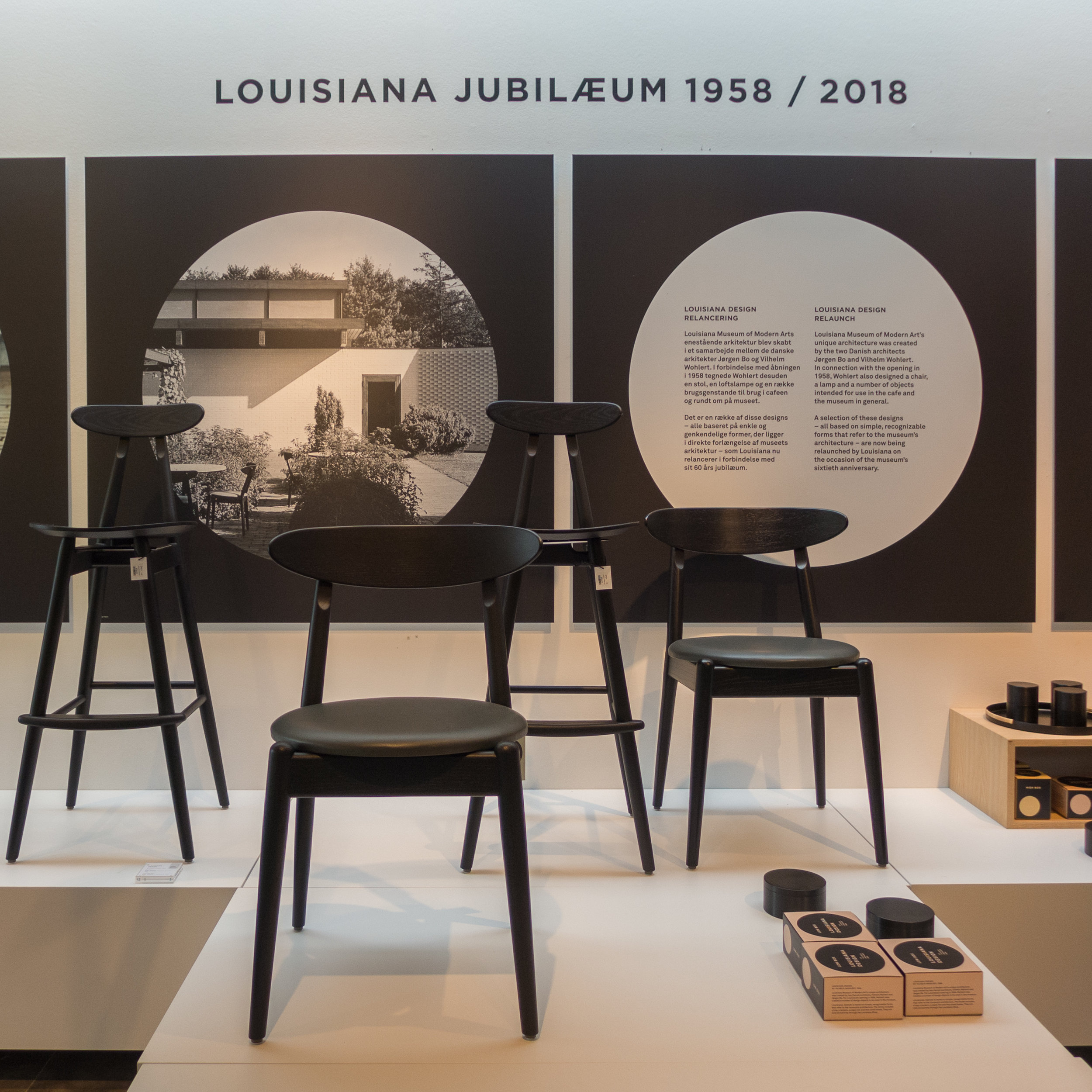 champignon klistermærke mandig Louisiana Jubilæum 1958 / 2018 - the chair and the lamp designed by Vilhelm  Wohlert — danish architecture and design review