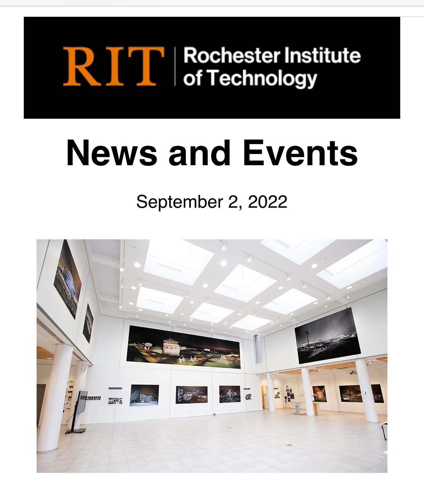 The RIT Big Shot, 35 years of painting with light exhibition opening, is this upcoming Thursday from 4-7 in the University Gallery. Hope to see you there!

During the celebration, we will be announcing our next project.

A podcast interview between m