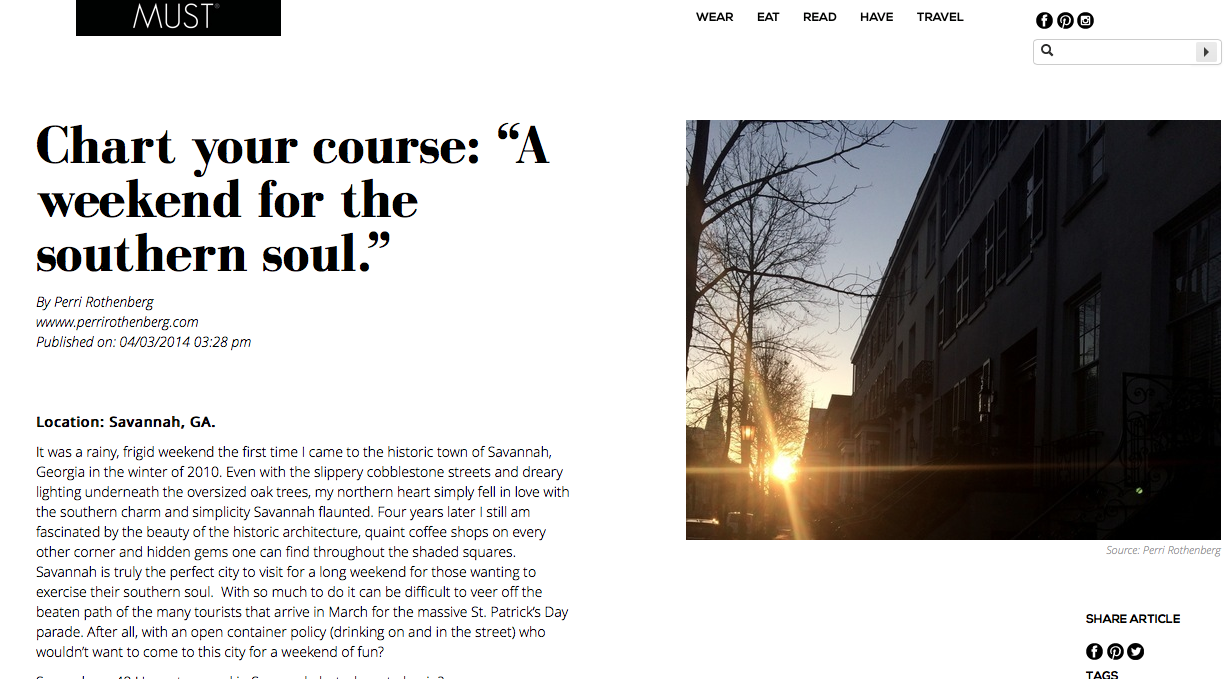Role: Contributing Writer & Photographer 