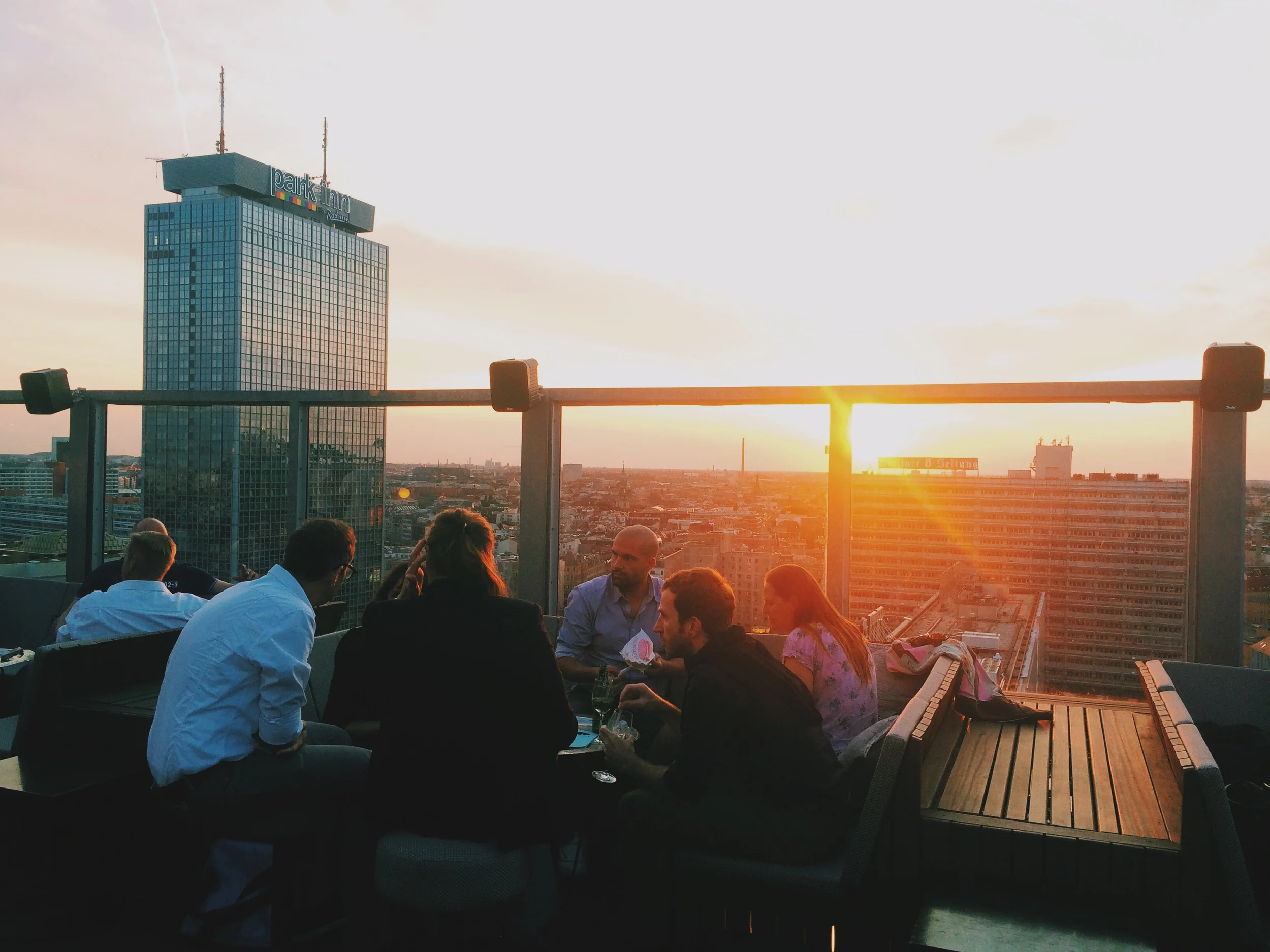 The Sunset at House of Weekend Rooftop