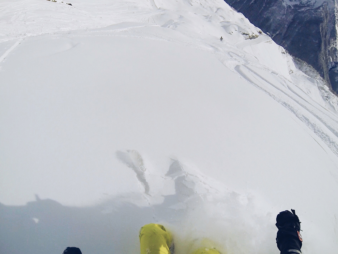 Pow day in Chamonix 