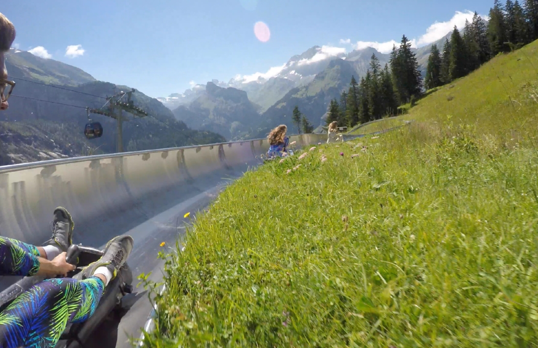 mountain slide switzerland