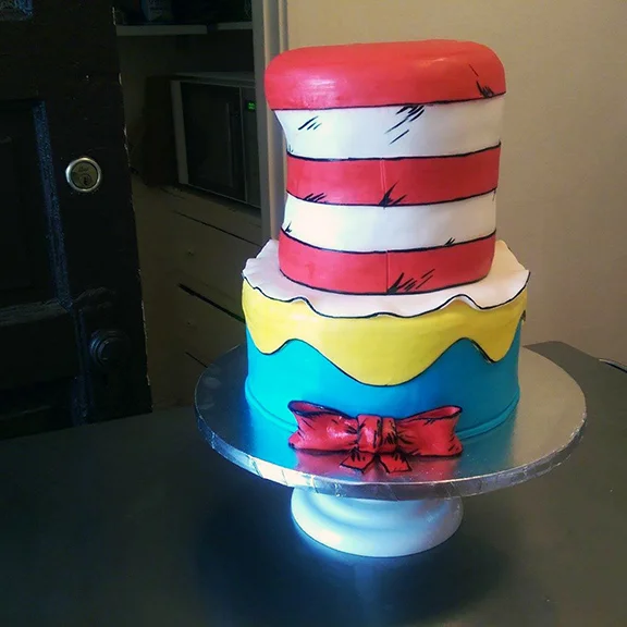 Dr. Seuss Birthday Cake