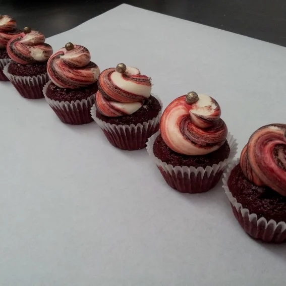 Circus Red Velvet Cupcakes