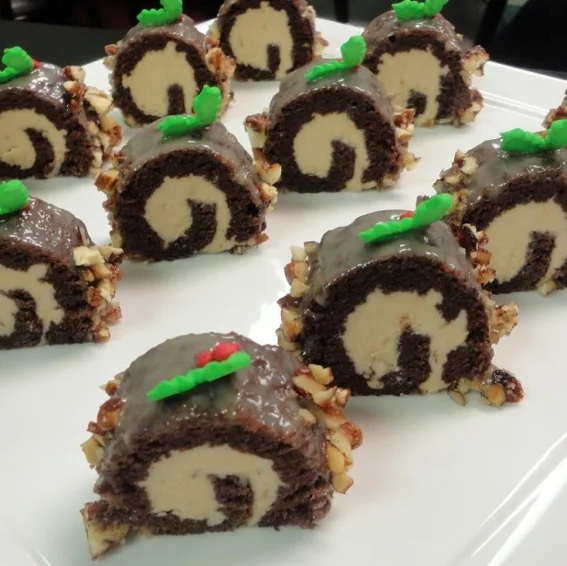 Spiced Chocolate Roulades