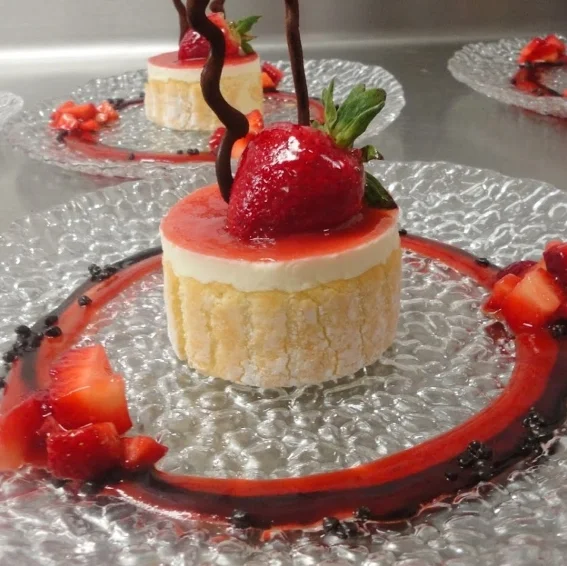 Strawberry Balsamic Charlotte