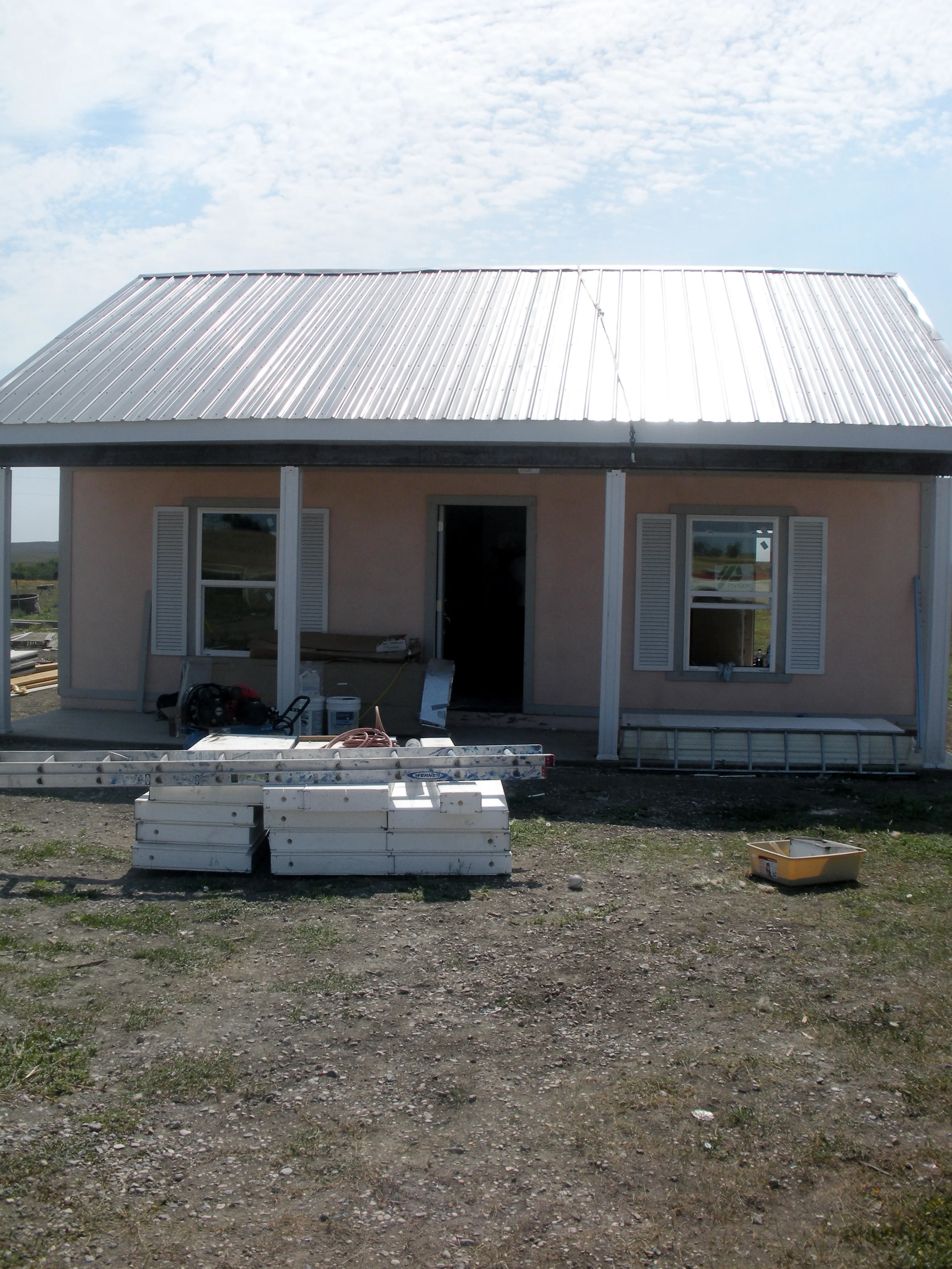 A new home: One of the work sites for the week. (August 2013, A. Gross)