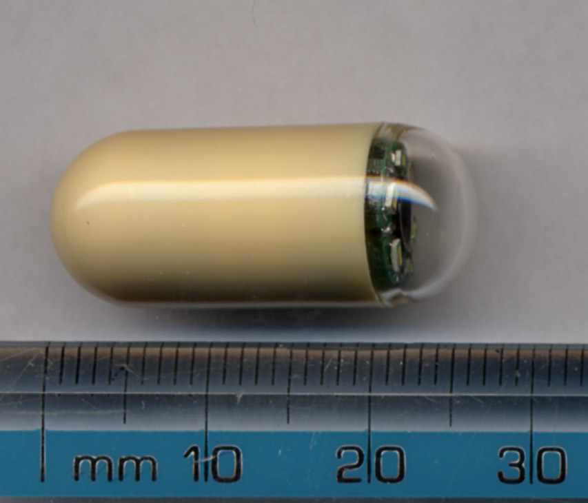 Endoscopy pill, courtesy of Wikipedia.