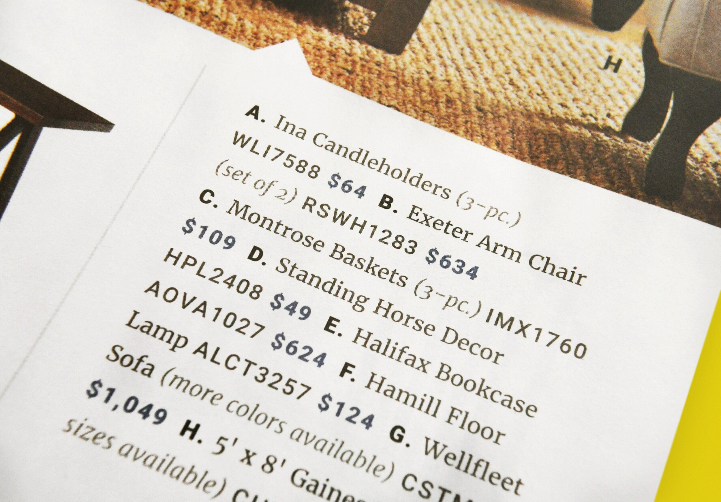 Mailers and flyers were also sent to customers seasonally to advertise upcoming sales and promotions.