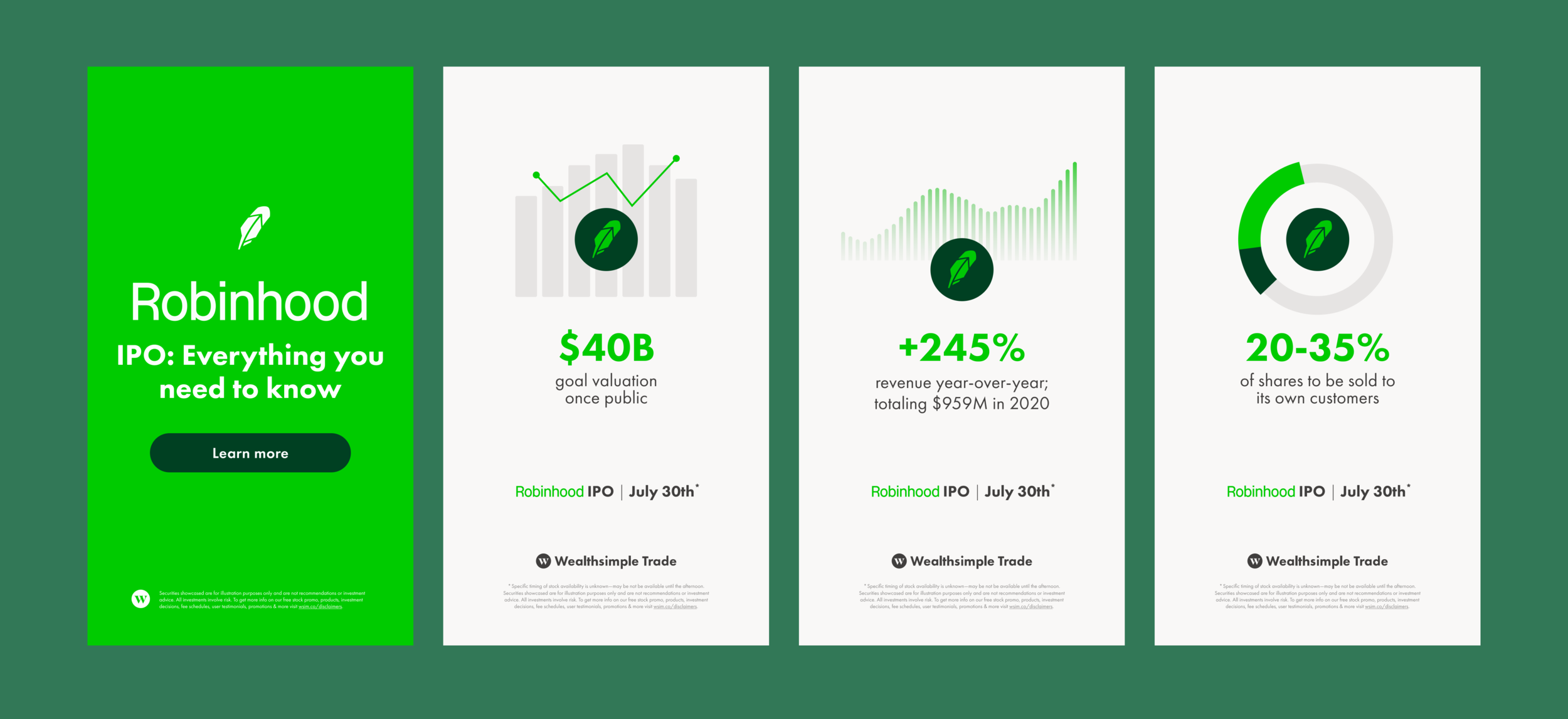 Through our testing, we continuously see strong performance in using full-colored logos and creating ads that won't necessarily look like an ad on your feed.