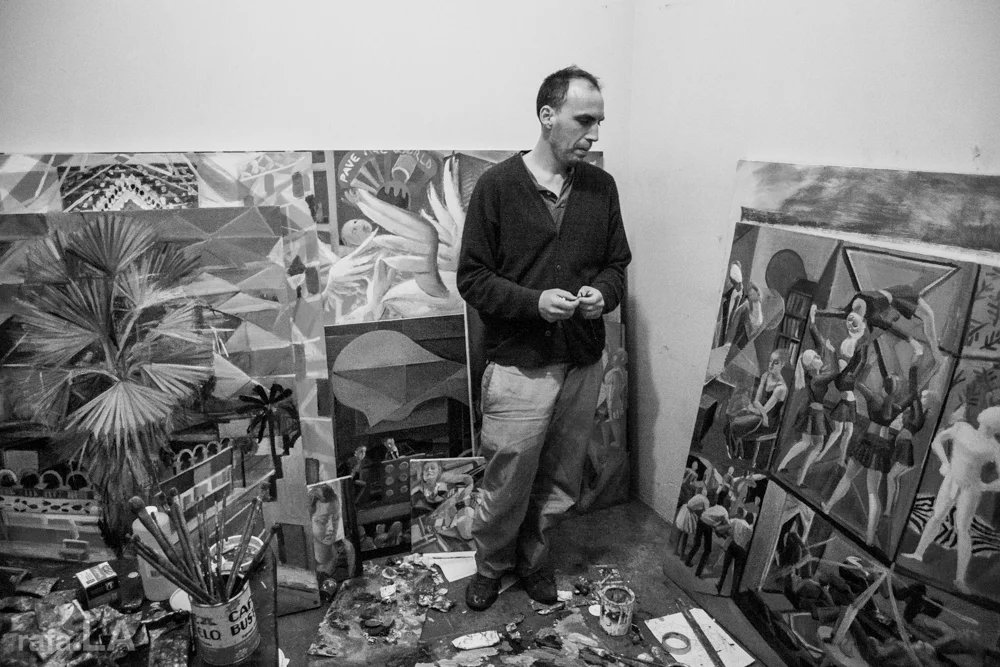 Rachid's Wonderful World of Layers and Detail February 17, 2014 - Art Studio, Boyle Heights