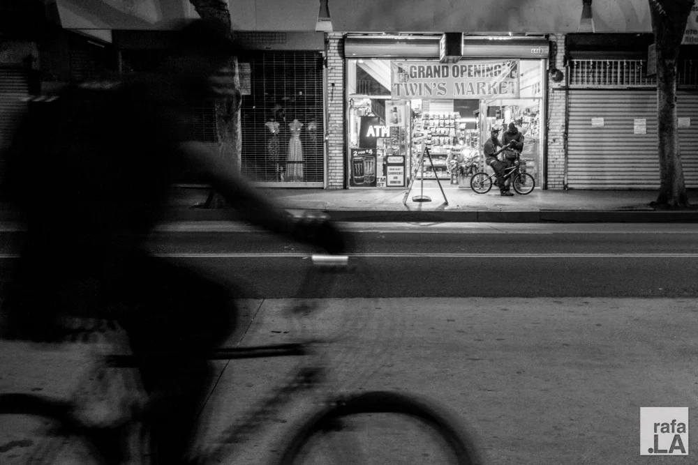 Bike Shadow August 20, 2014 - Downtown LA