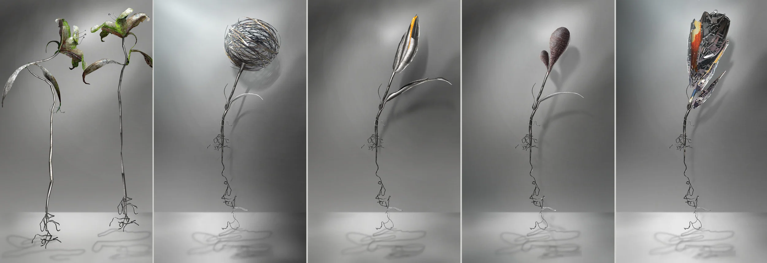 Metal Flowers Gallery